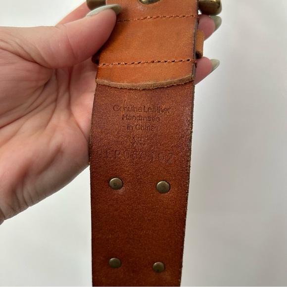 Linea Pelle Brown Leather Belt main image 5